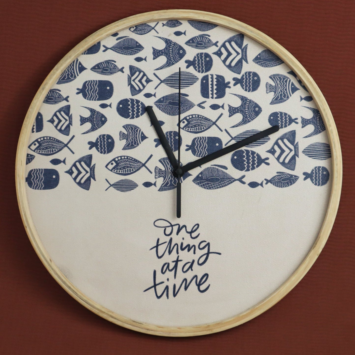Handcrafted Wall Clock | One thing at a time