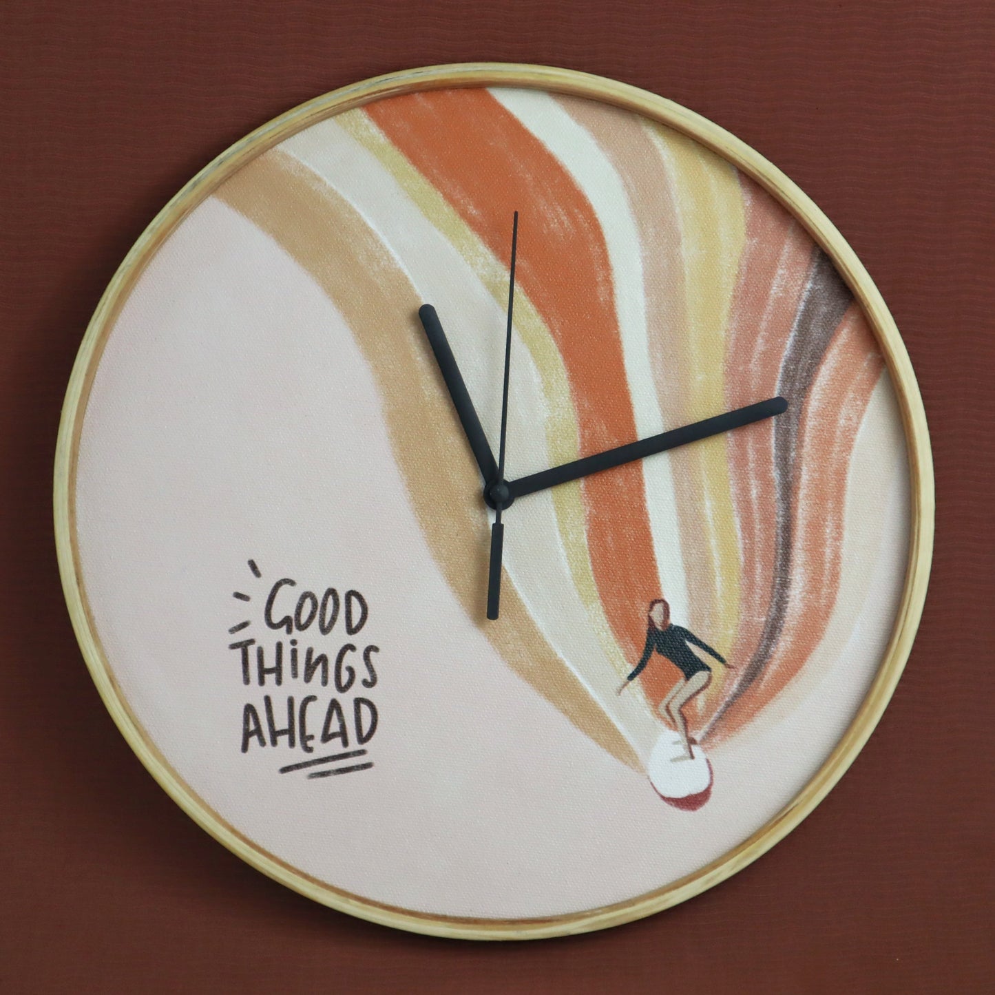 Handcrafted Wall Clock | Good things ahead