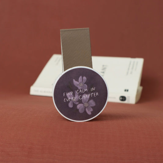 Magnetic Bookmark | Calm In Every Chapter